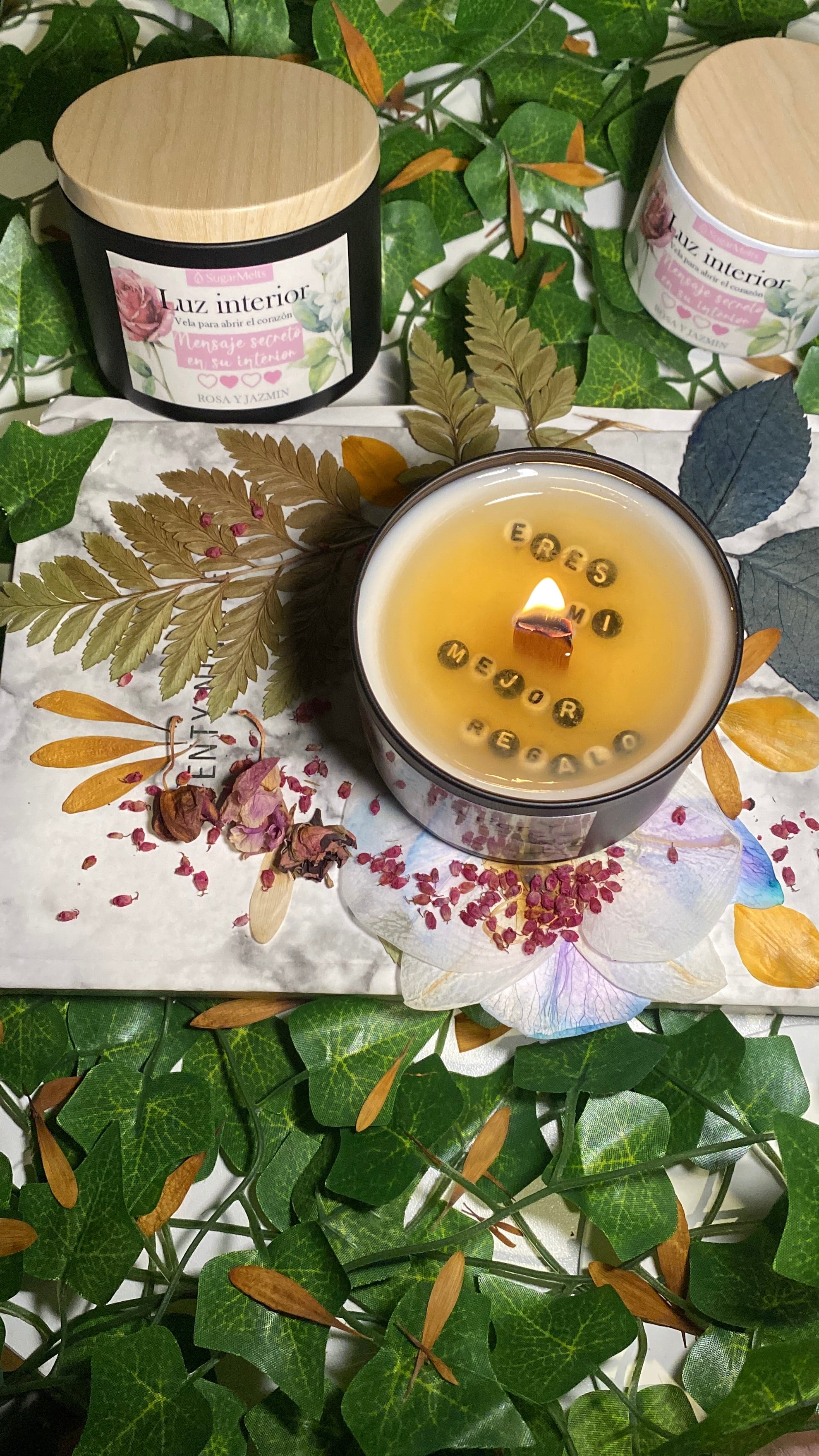 Vela Mensaje secreto