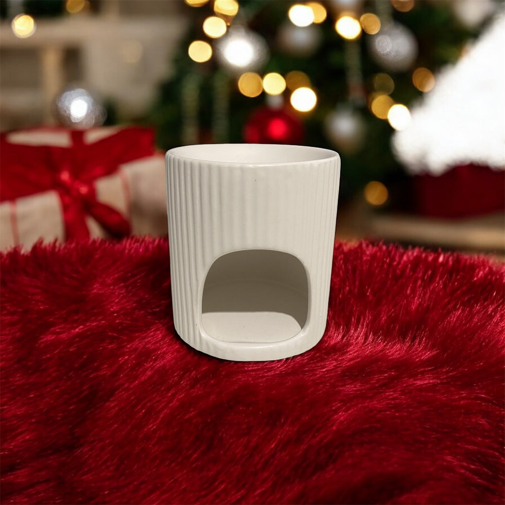 🤍Quemador de Esencias Blanco – Pureza y Calma